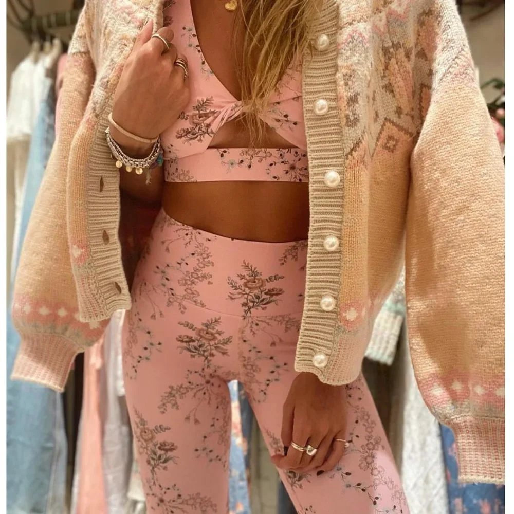 LOVESHACKFANCY X BEACH RIOT PIPER LEGGING - Picture 1 of 5